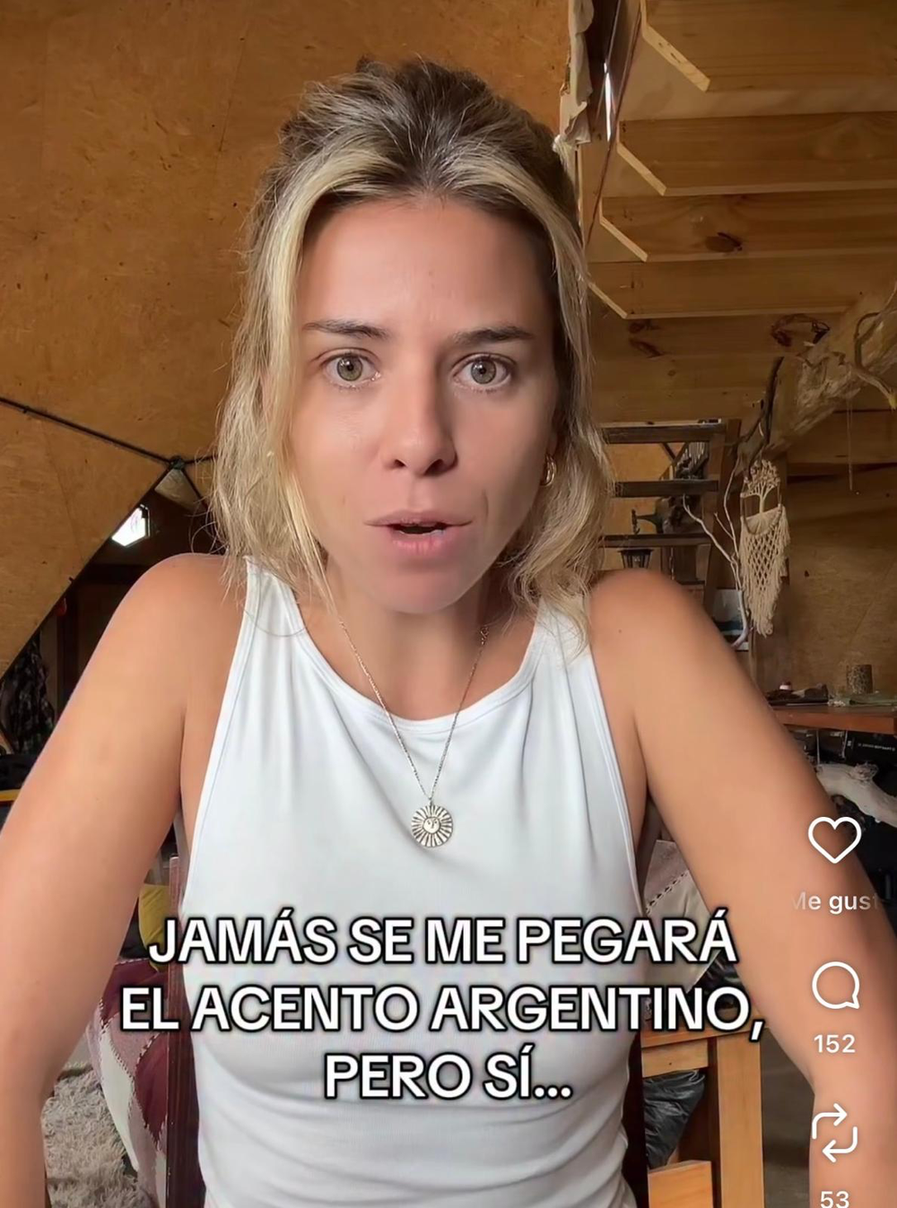 Marta, la joven española que vive en Argentina y detalla palabras utilizadas por los argentinos. (Redes IG: @martaregistradaa)