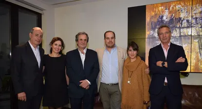 Fernando Quarneti, Malena Rodriguez, Carlos Musse, Nicolás Barriola, Natialia Costa y Pablo Fernandez