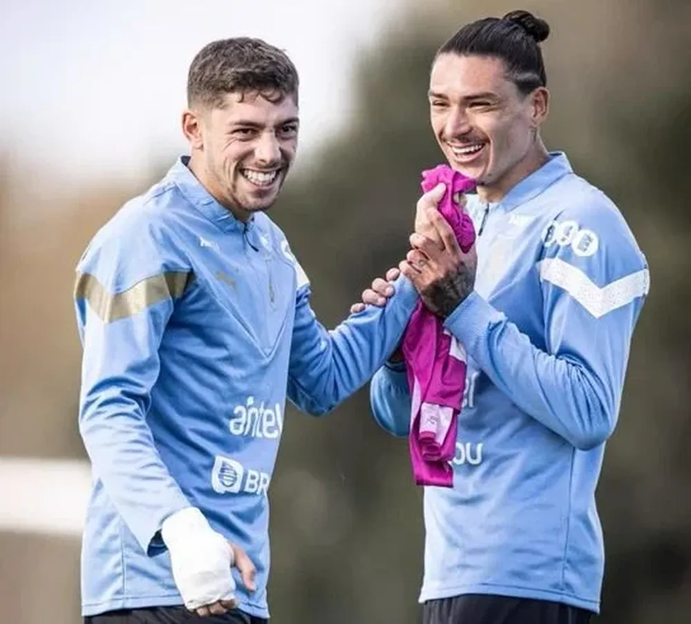 Federico Valverde y Darwin Núñez