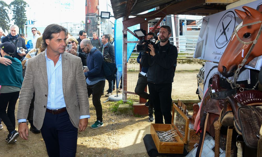 Lacalle en la Expo Prado