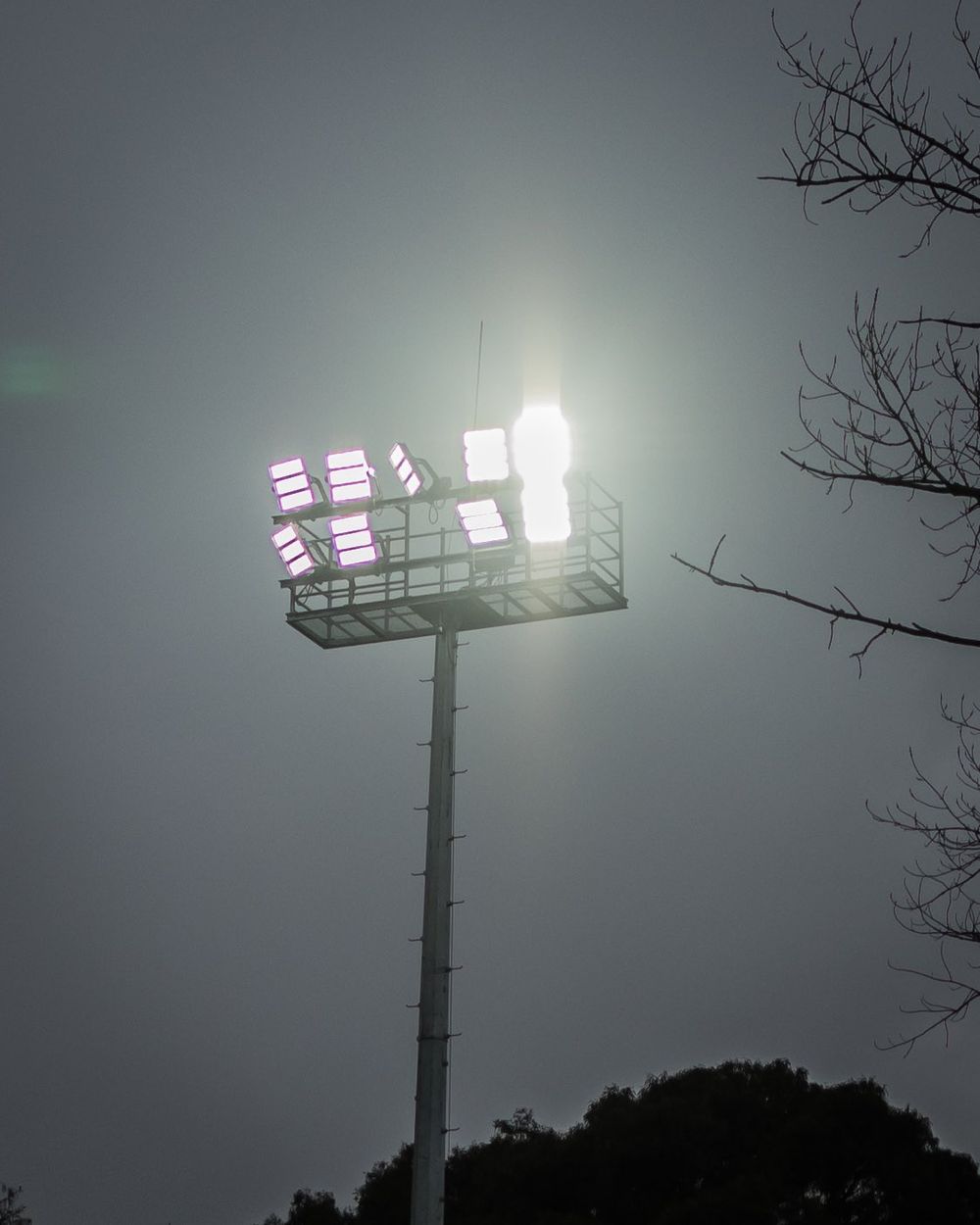 La red lumínica del Parque Saroldi
