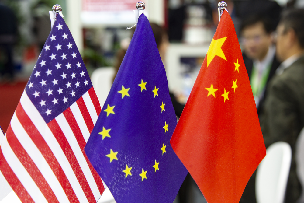 Las empresas europeas sufren el impacto de la política arancelaria china.