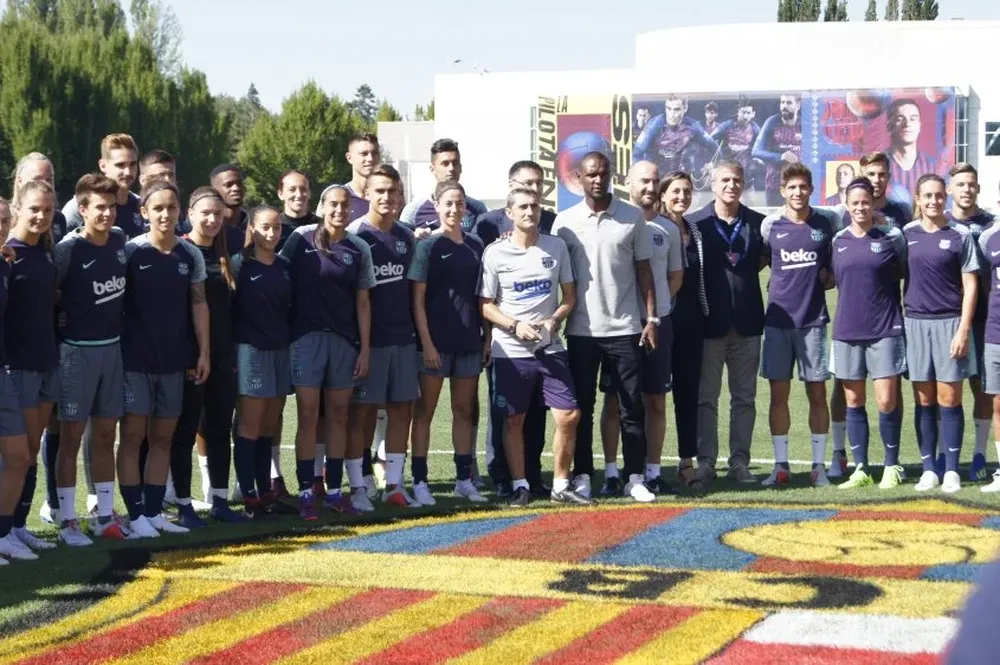 Los equipos femeninos y masculinos de Barcelona en la pretemporada en EEUU