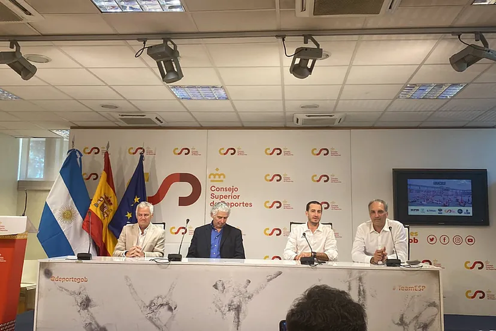 El panel del rugby argentino y español, organizado por el Consejo Superior de Deportes y la embajada argentina en Madrid.