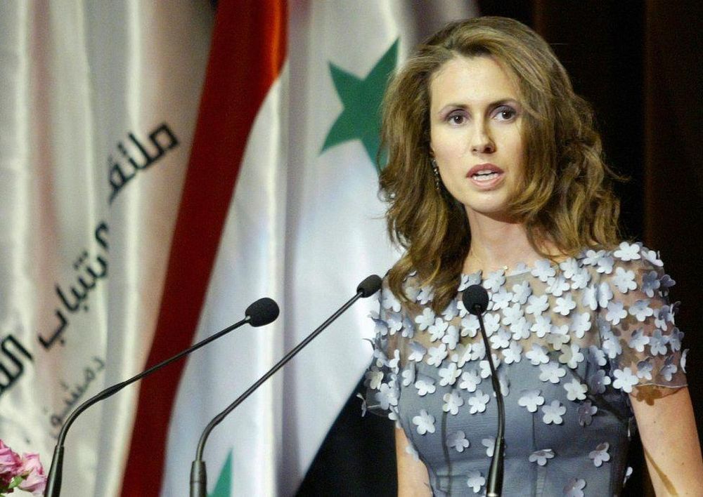 Asma al Assad en un evento de 2007, en Damasco.