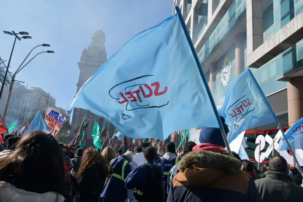 Archivo. Movilización de la Mesa Sindical Coordinadora de Entes