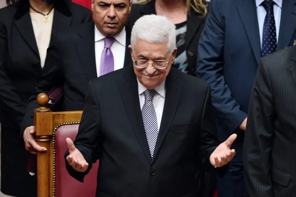 El presidente palestino, Mahmoud Abbas