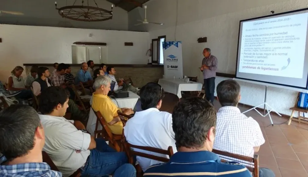 Muchos productores y asesores técnicos en Santa Bernardina
