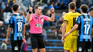 El árbitro Hernán Heras