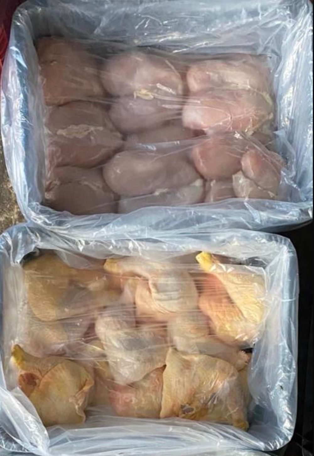 Carne aviar: producción nacional, fresca.