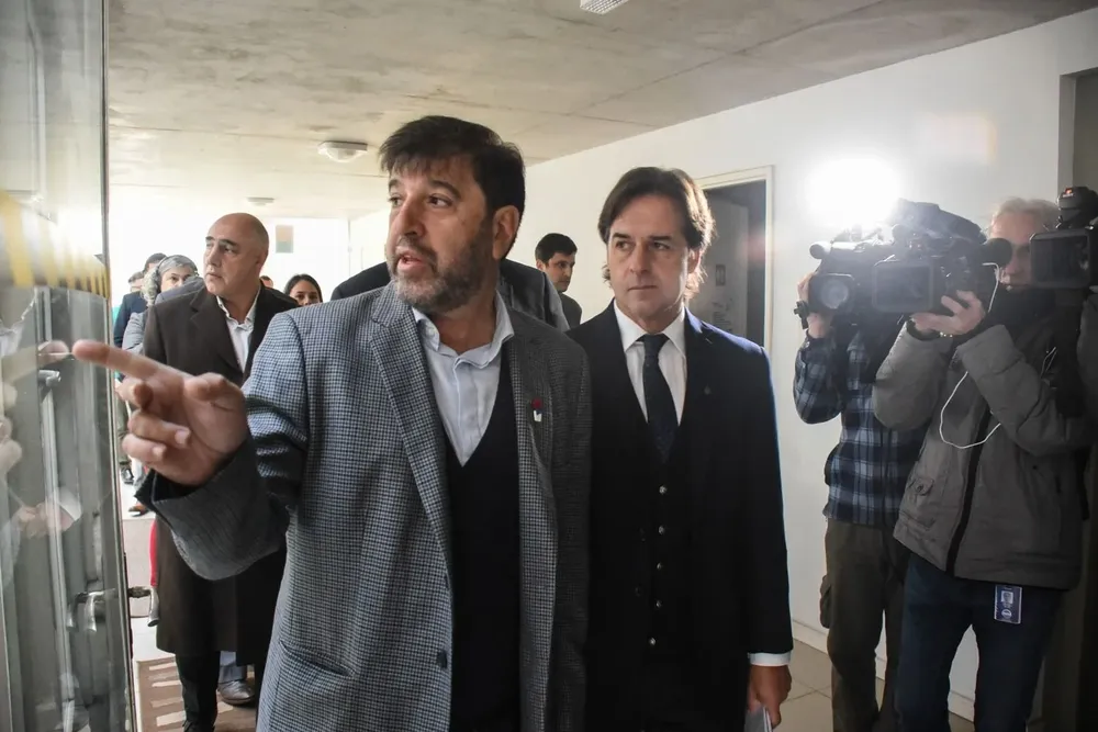 Foto de archivo. Fernando Pereira y Luis Lacalle Pou