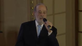 Carlos Slim en la Fundación del Círculo de Montevideo