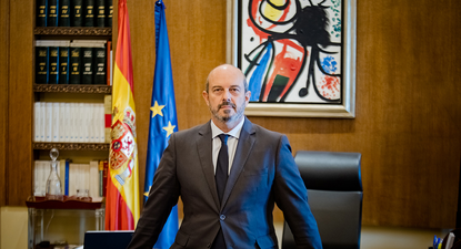 El presidente del Senado español, Pedro Rollán.