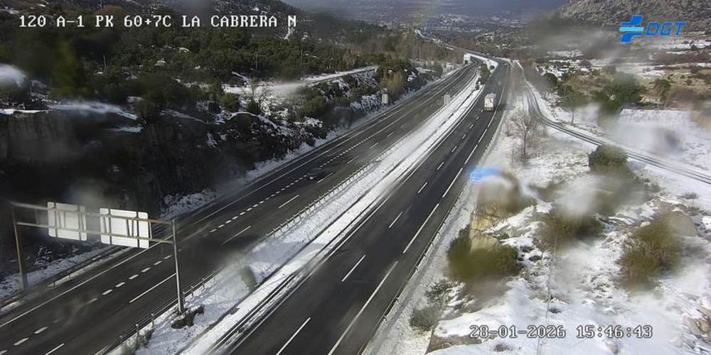 NIEVE CARRETERAS CORTADAS