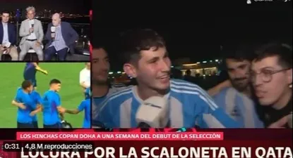 Hinchas argentinos