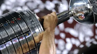 El trofeo de la Copa Libertadores