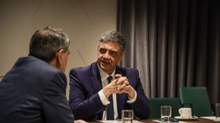 Jorge Macri, en Madrid, en diálogo con El Observador España.