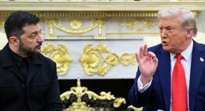 Zelensky y Trump en el Salón Oval