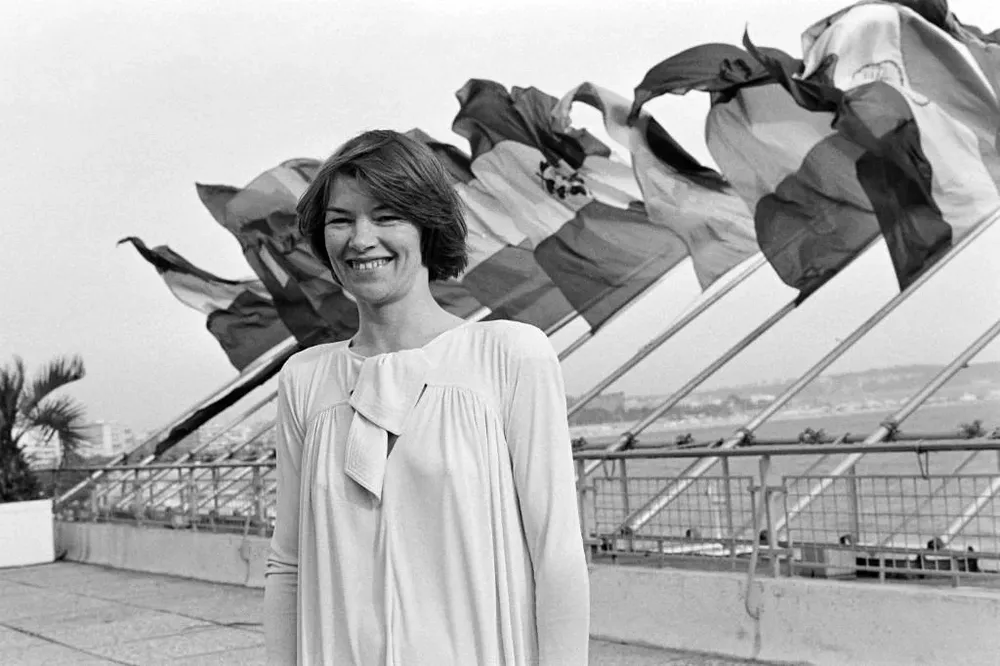 Glenda Jackson en el Festival de Cannes en 1976