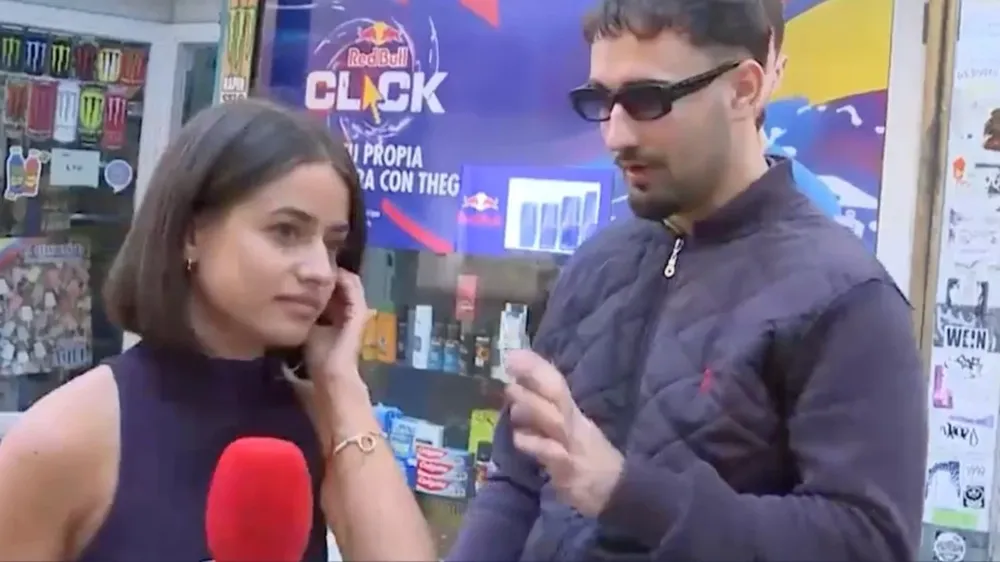 La periodista Isa Balado y el agresor