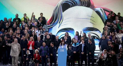 CFK, en su última aparición pública, junto a Wado de Pedro y Axel Kicillof