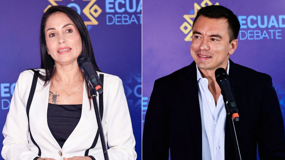 Luisa González y Daniel Noboa reeditan la batalla electoral de 2023.