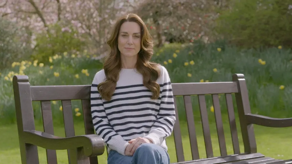 Kate Middleton en el video de su anuncio