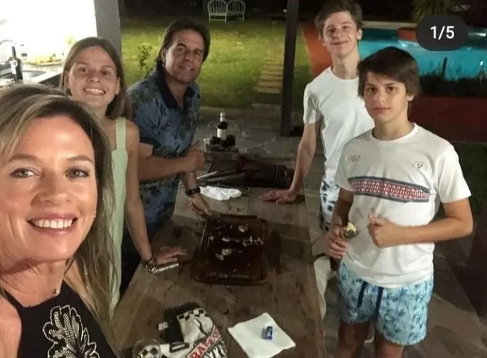 La primera dama compartió fotos de su Navidad en familia