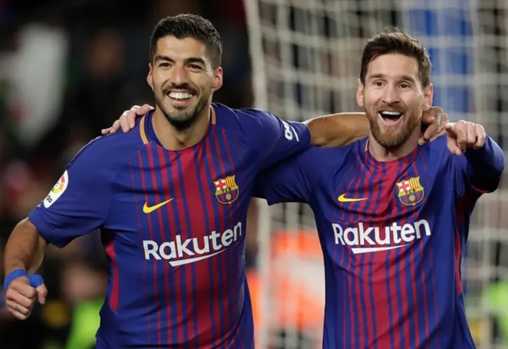 Lionel Messi y Luis Suárez