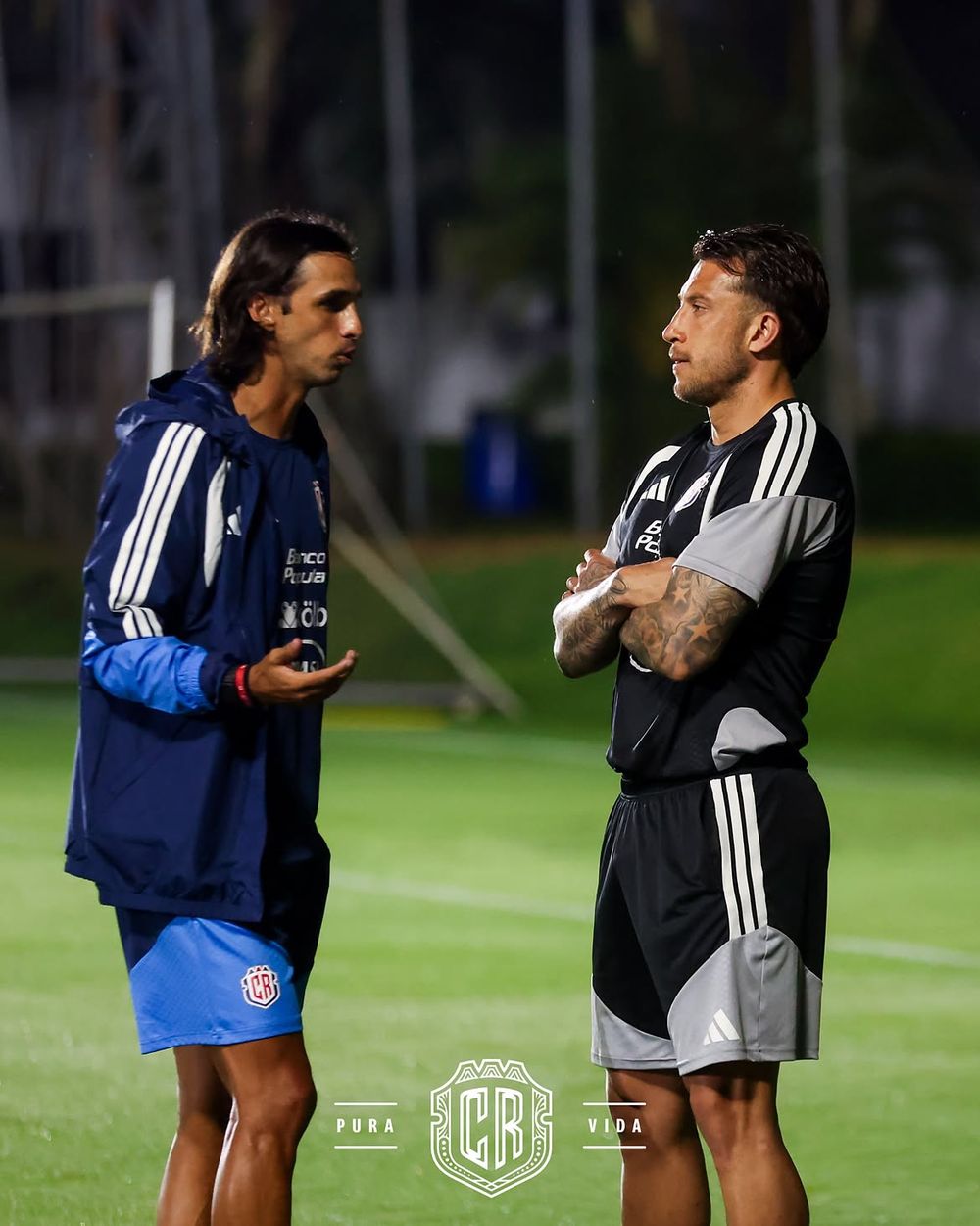 Bryan Ruiz y Francisco Calvo