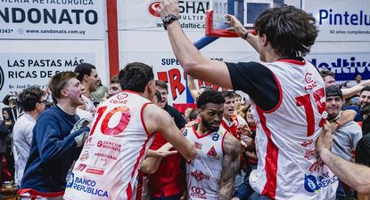 Trouville celebra su ascenso a la Liga Uruguaya de Básquetbol