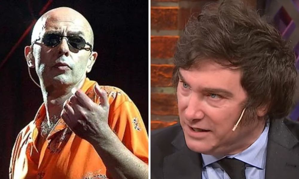 El Indio Solari cuestionó a Javier Milei por sus modismos y políticas de Estado.