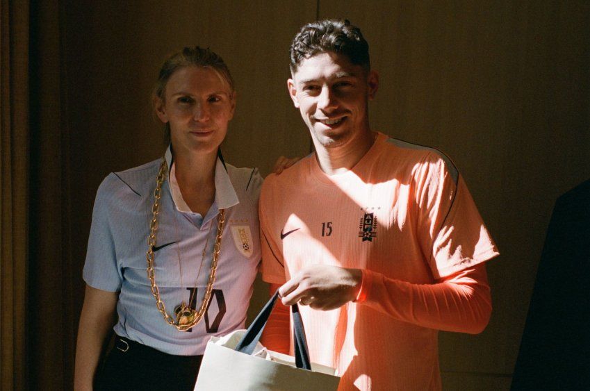 Gabriela Hearst y Federico Valverde