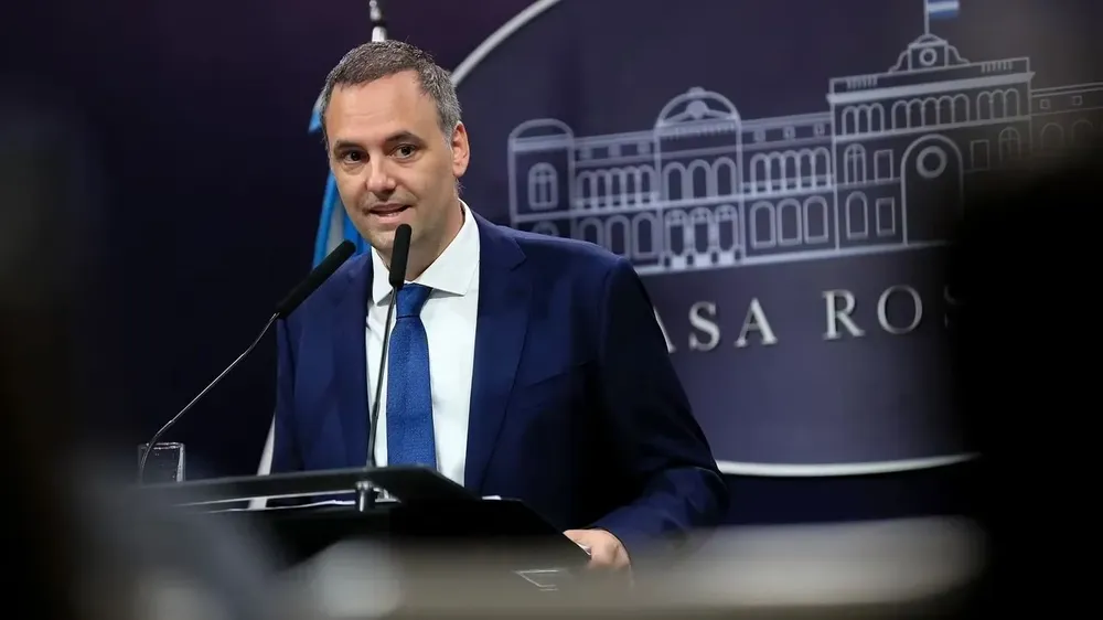 El vocero presidencial Manuel Adorni