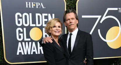 el actor kavin bacon festejo de una manera particular el fin de la huelga en hollywood