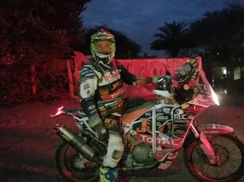 Álvaro Cóppola tras su dura tercera etapa en el Dakar