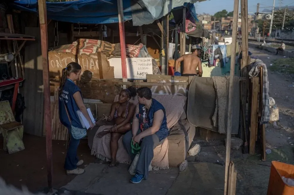 En 2022, la alcaldía de Rio de Janeiro censó 7.865 personas viviendo en la calle, un aumento de 8,5% respecto a 2020
