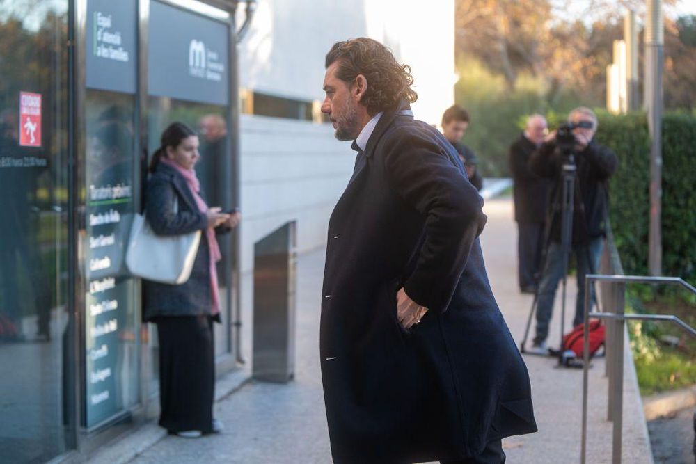 Jonathan Andic en el funeral de su padre en 2024.