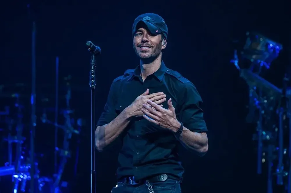 El cantante Enrique Iglesias.