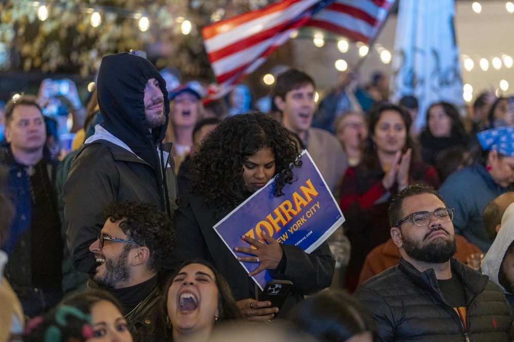 Mamdani - Seguidores celebran su victoria en NY - 4-11-25 - EFE