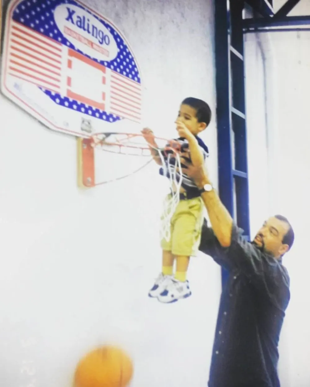 Favio Ottonello junto a Sebastián, su hijo.