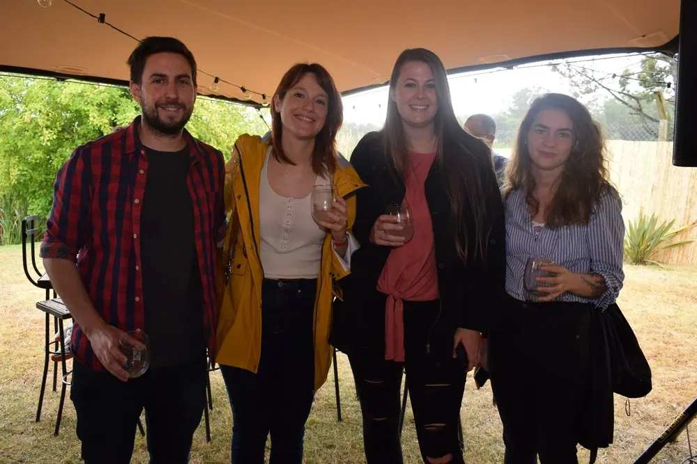 Gonzalo Bengoechea, Camila Cibils, Bailey Kaiser y Sol Ravier