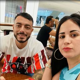 Sebastián Marset y Gianina García Troche. Archivo