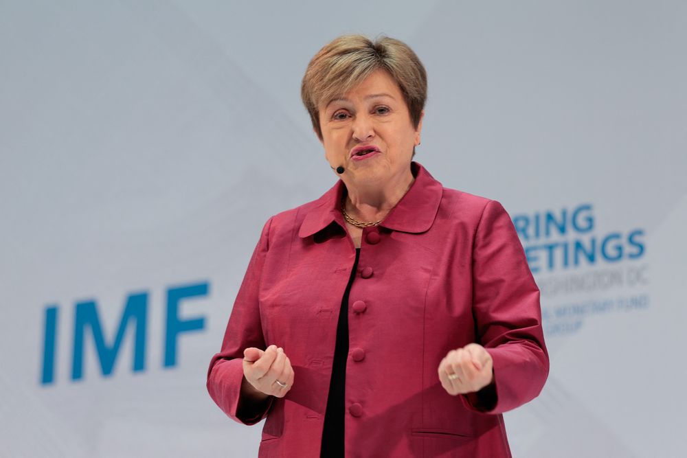 La titular del FMI Kristalina Georgieva dio un pronóstico poco alentador para la economía global.
