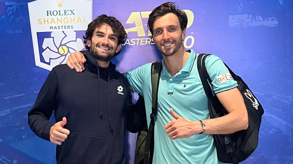 Los primos tenistas Rinderknech y Vacherot. (ATP)