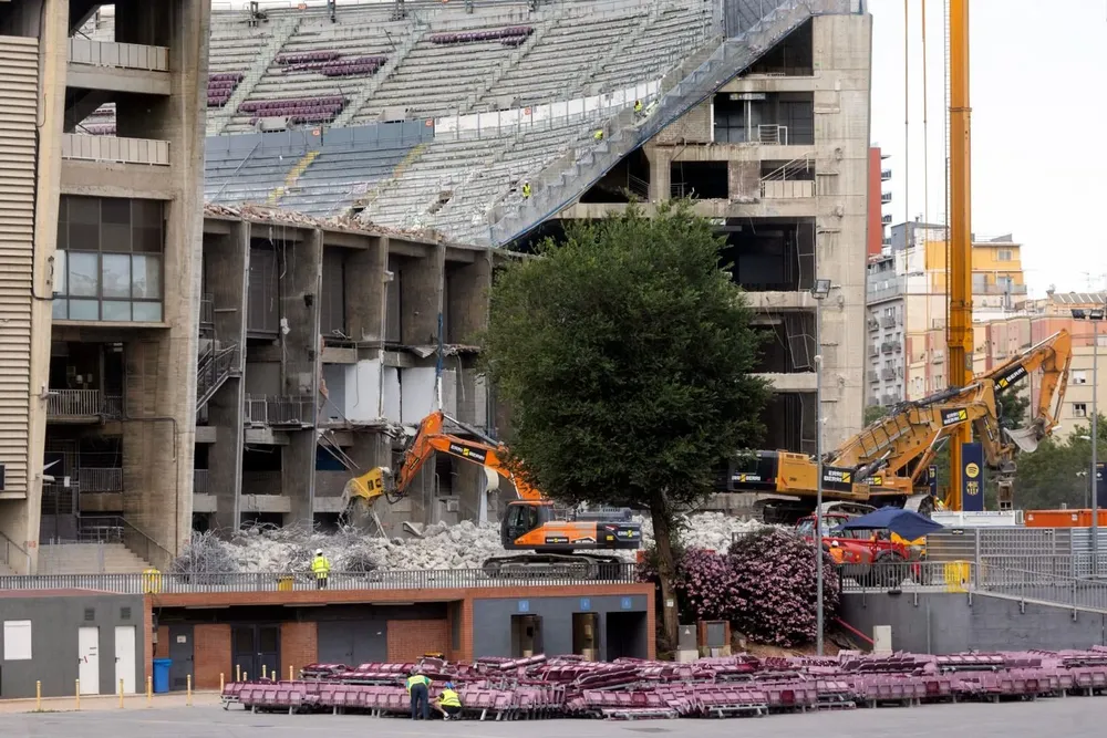 Remodelan el Camp Nou