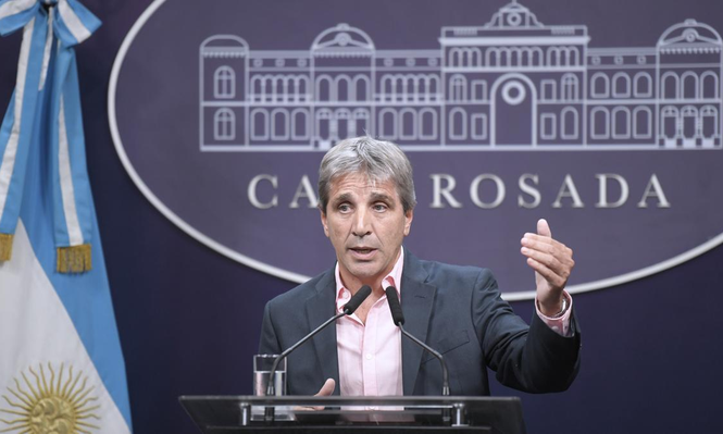 Luis Caputo, ministro de Economía