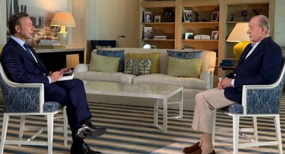 El Rey Juan Carlos I en la entrevista con el periodista francés Stephanne Bern.