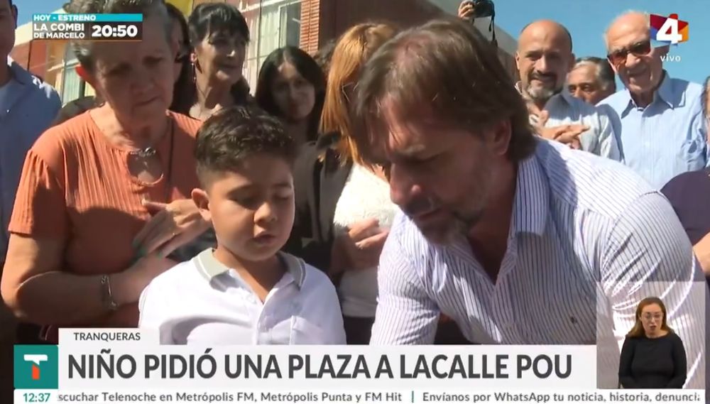 El pedido que le hizo Delfino a Luis Lacalle Pou en marzo de este año. Archivo