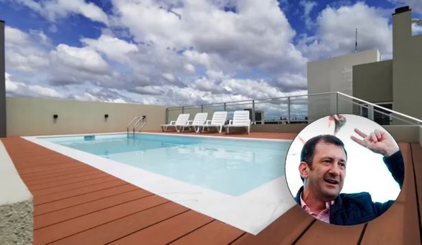 Edgardo Kueider está detenido en un lujoso edificio con parrilla y gimnasio